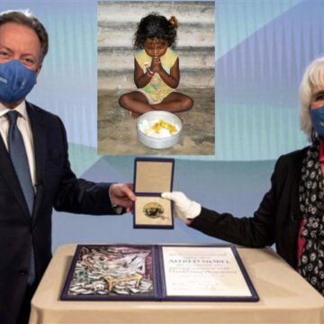 नोबेल शांति पुरस्कार ग्रहण के बाद वर्ल्ड फूड प्रोग्राम ने कहा- अकाल, मानवता की दहलीज पर है