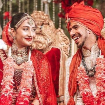 क्रिकेटर युजवेंद्र चहल ने रचाई शादी, धनश्री वर्मा संग फोटो किया शेयर