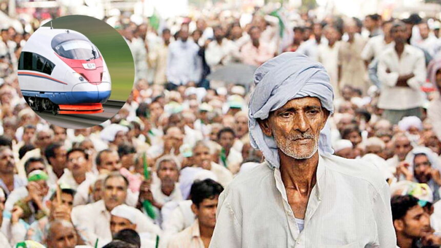 गुजरात के 1,900 किसानों ने बुलेट ट्रेन प्रोजेक्ट भूमि अधिग्रहण के खिलाफ दर्ज कराई शिकायत