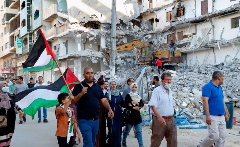 इस्राइल ने फिर किया गाजा पर हमला, गई फिलिस्तीनी नागरिक जख्मी